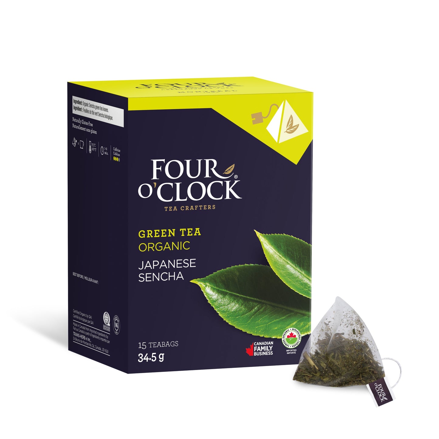 Four O'Clock - Japanese Sencha Organic Green Tea (16ct)