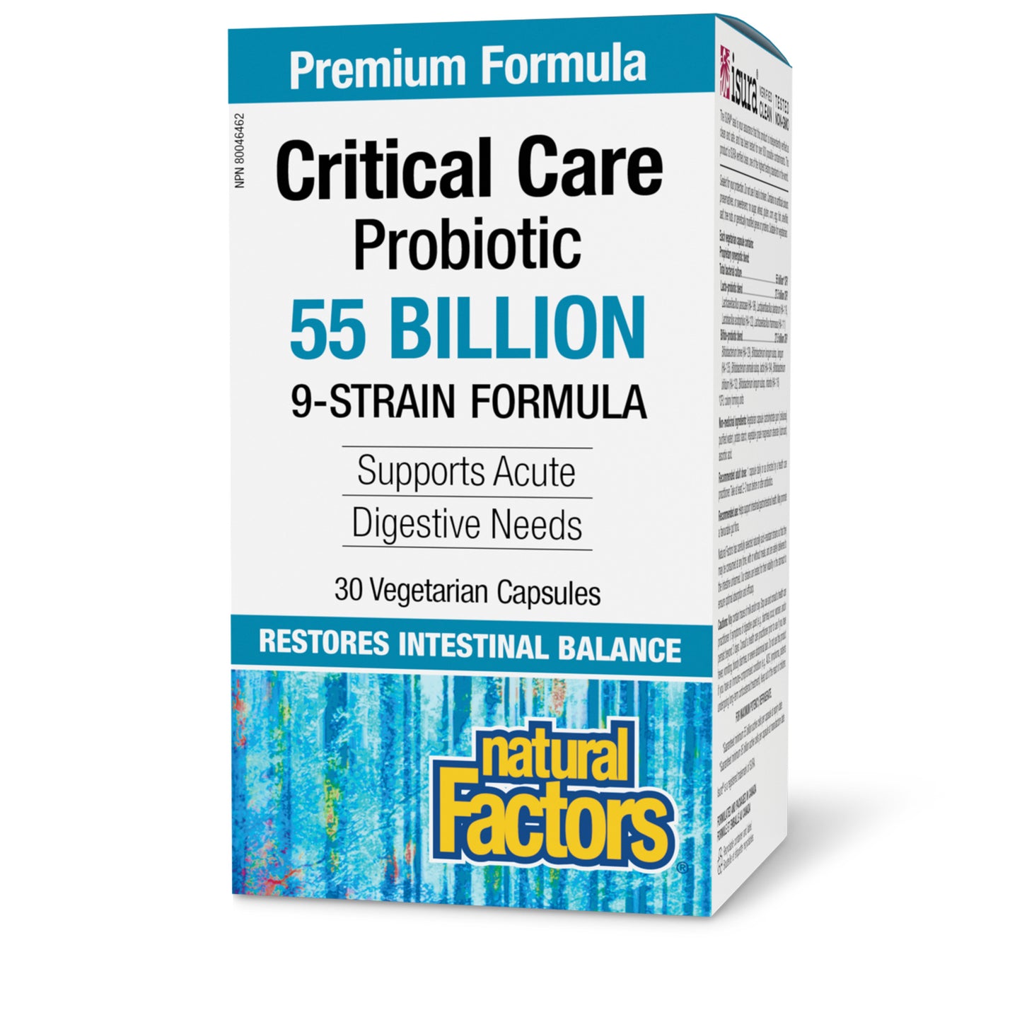 Natural Factors Critical Care Probiotic 55 Billion (VCaps)