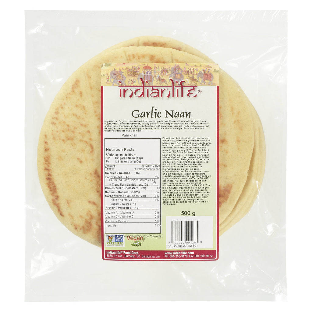 Indianlife Garlic Naan (500g)