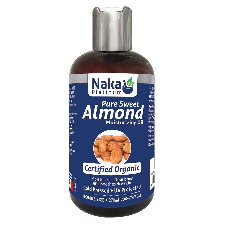 Naka Organic Almond Moisturizing Oil (270ml)