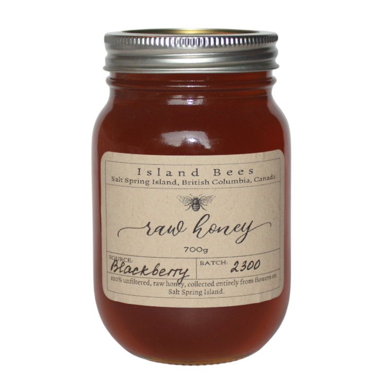 Island Bees Raw Blackberry Honey