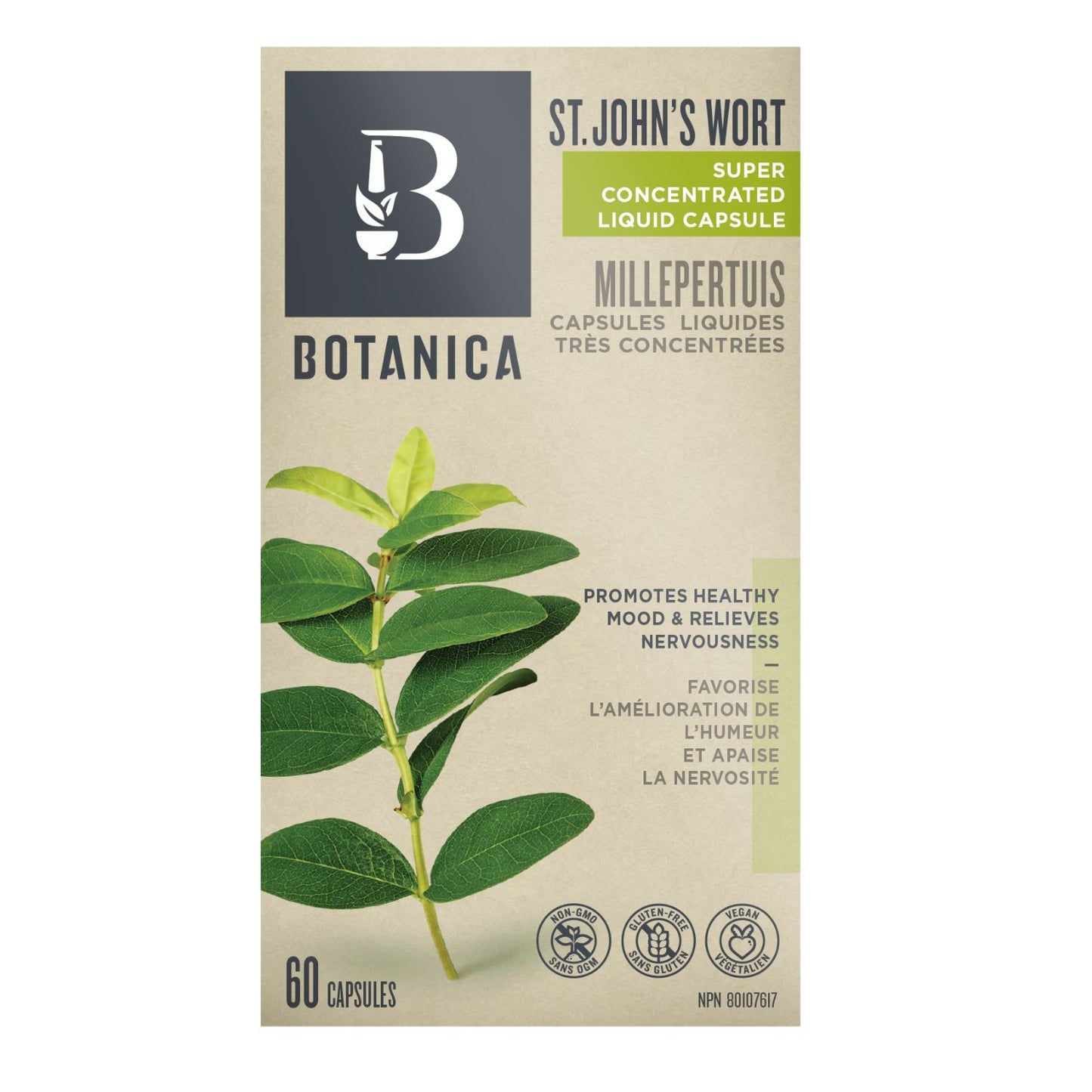 Botanica St. John's Wort Liquid Capsules (60 Caps)