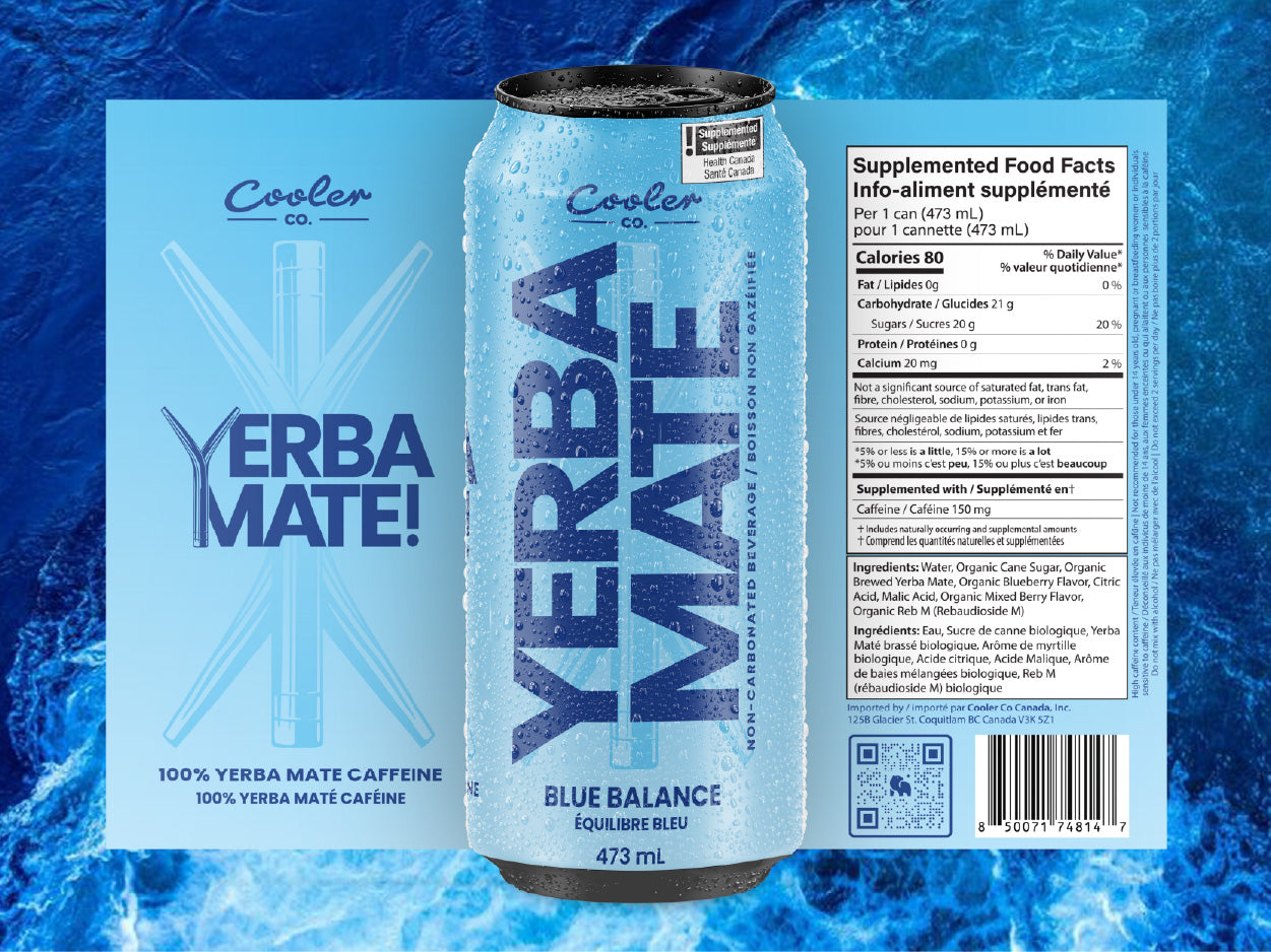 Cooler Co Yerba Mate - Blue Balance (473 ml)