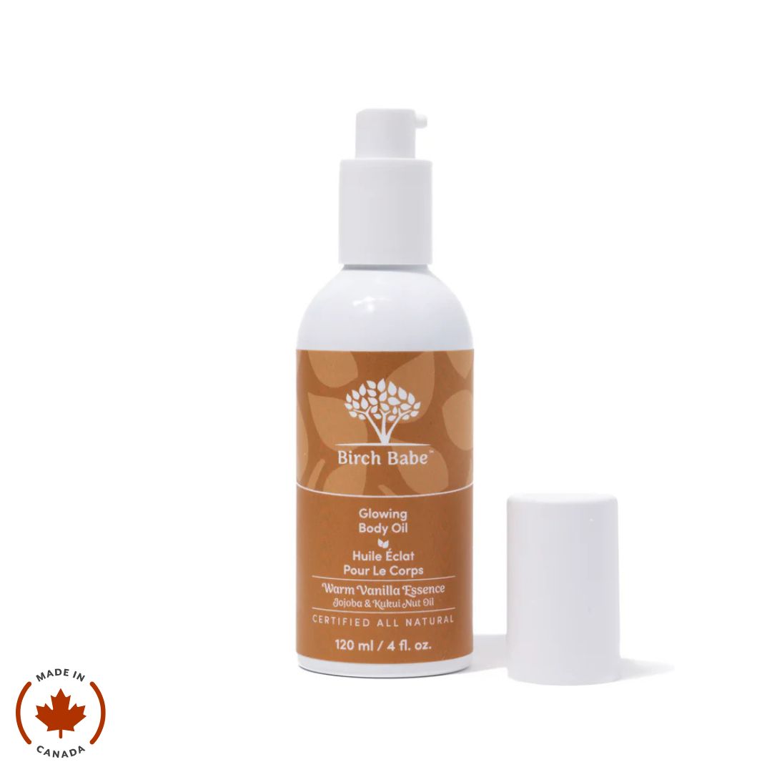 Birch Babe Glowing Body Oil - Warm Vanilla (120ml)