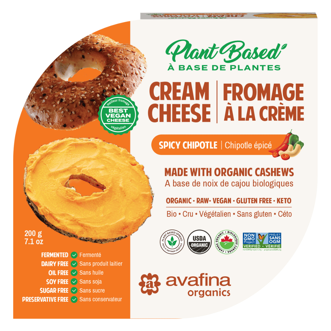 Avafina Organics Vegan Cream Cheese - Spicy Chipotle (200g) - Lifestyle Markets