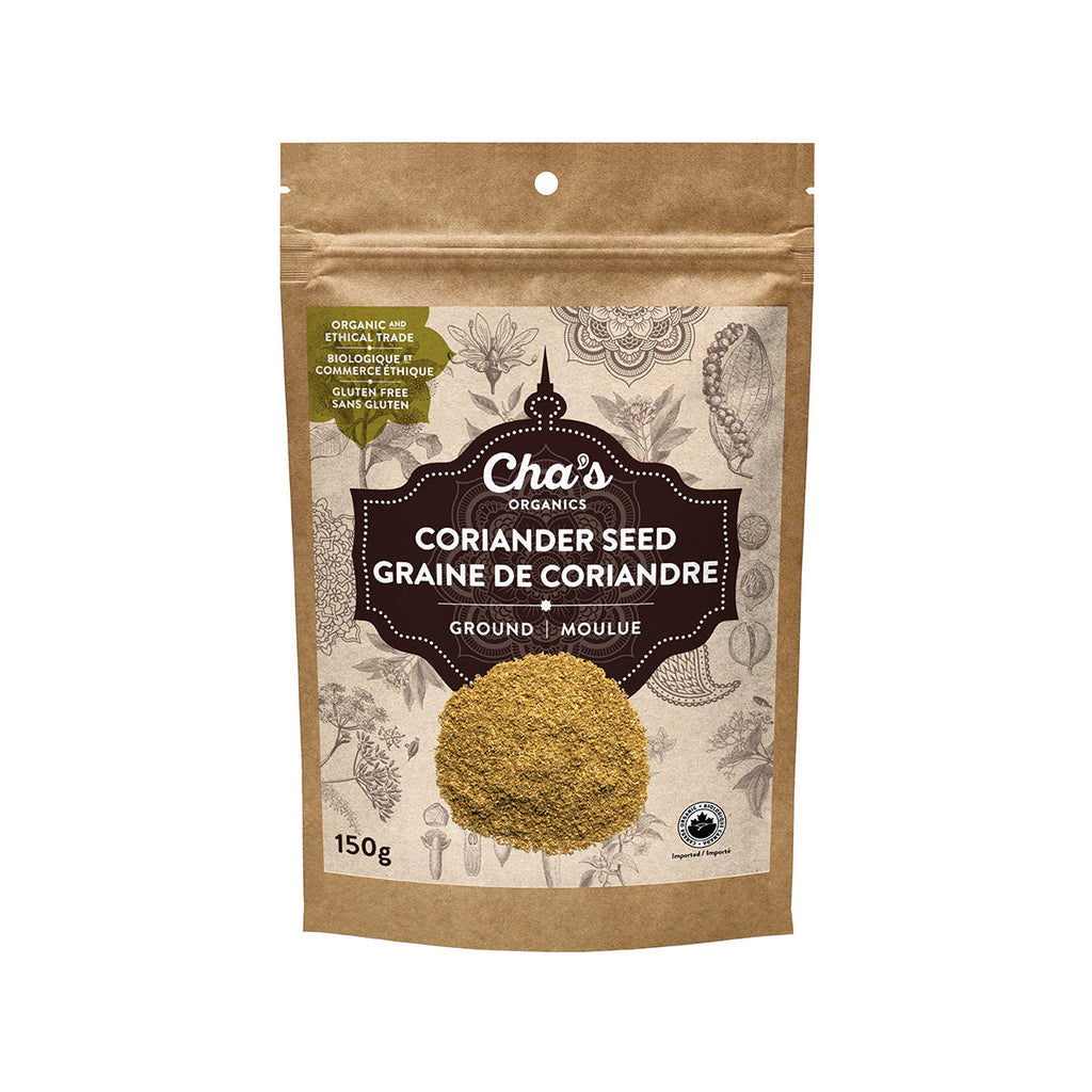 Cha's Organics Ground Coriander Seed (150g)