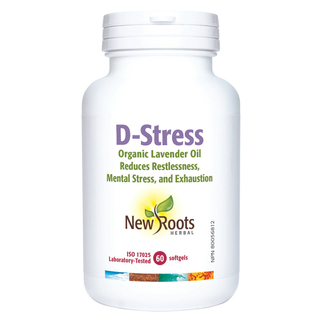New Roots D-Stress (60 Softgels)