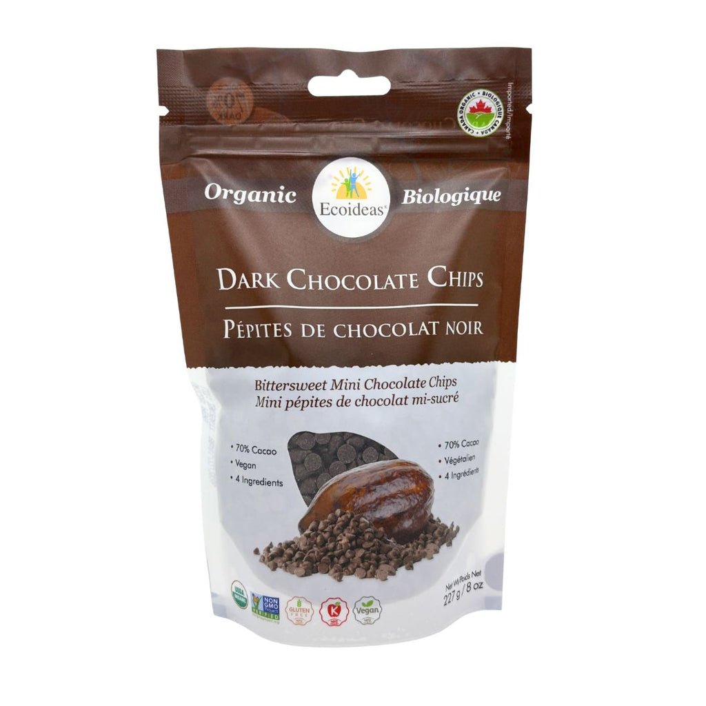 Ecoideas Organic Dark Chocolate Chips (227g)