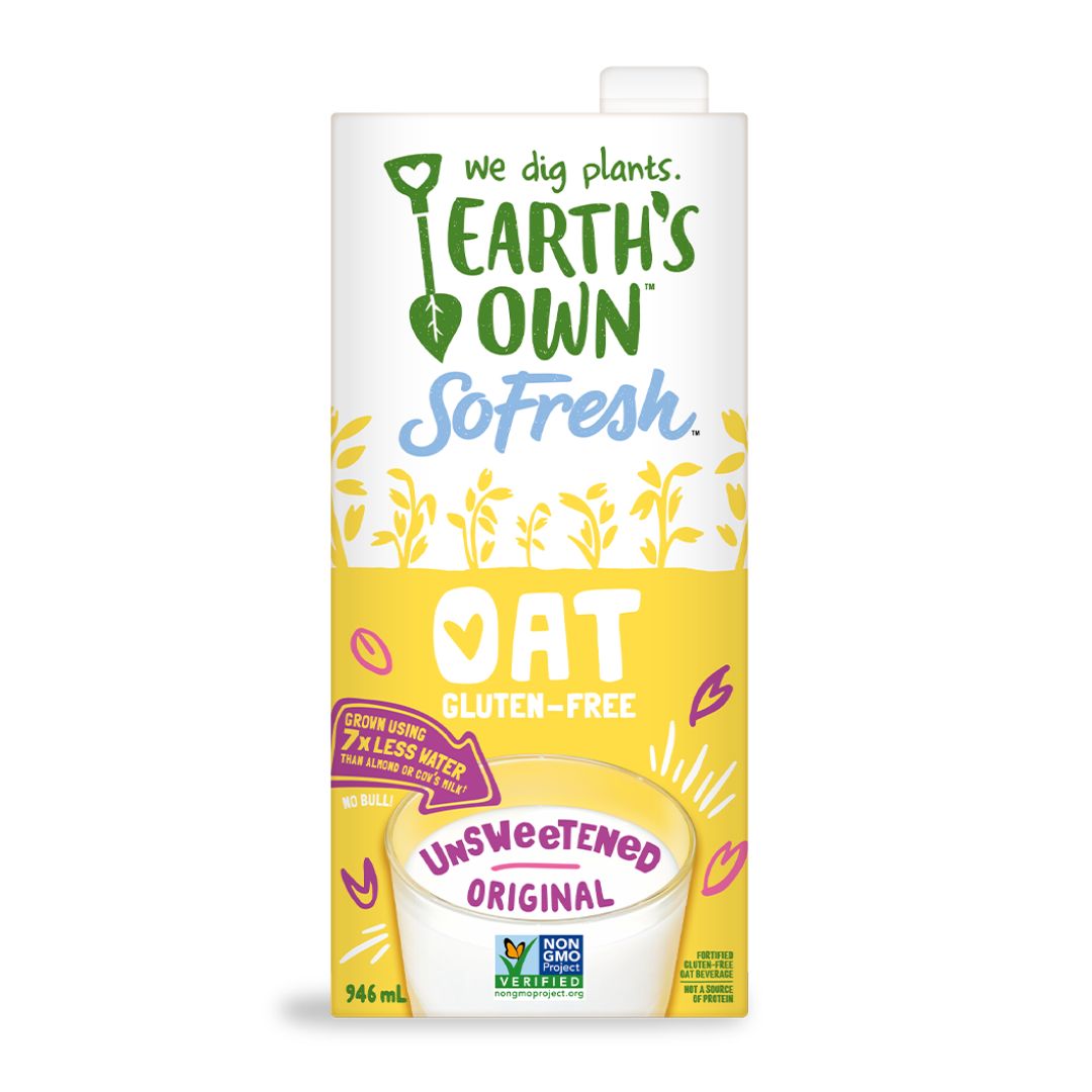 Earth's Own Oat Milk Original Unsweetened (946ml)