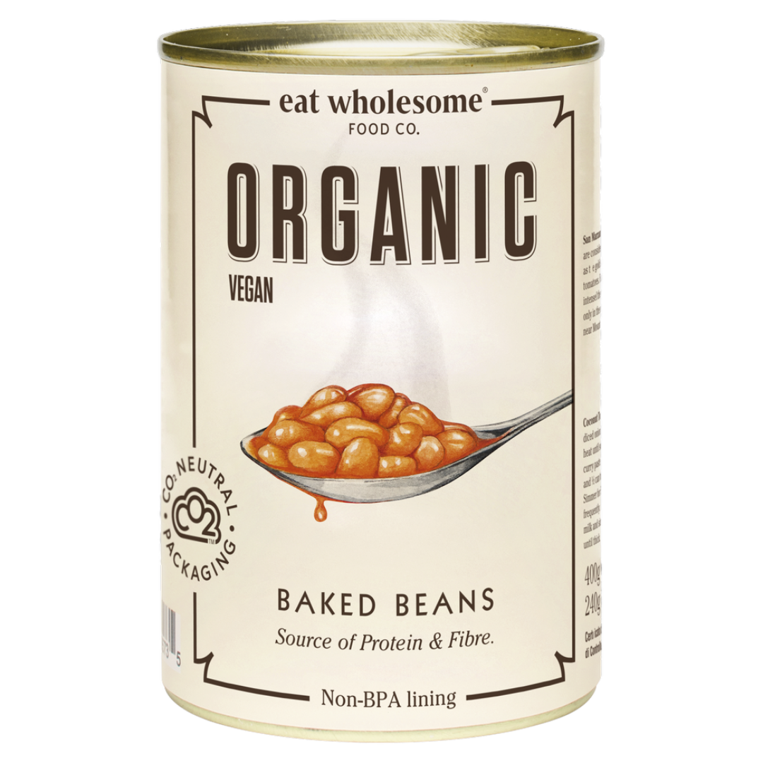 Eat Wholesome Organic Baked Beans (398ml) - Lifestyle Markets