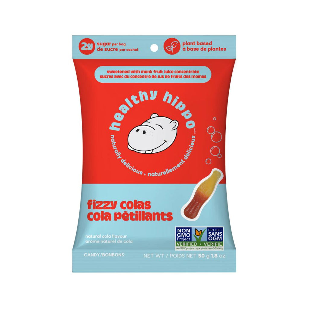 Healthy Hippo Gummies - Fizzy Colas (50g)