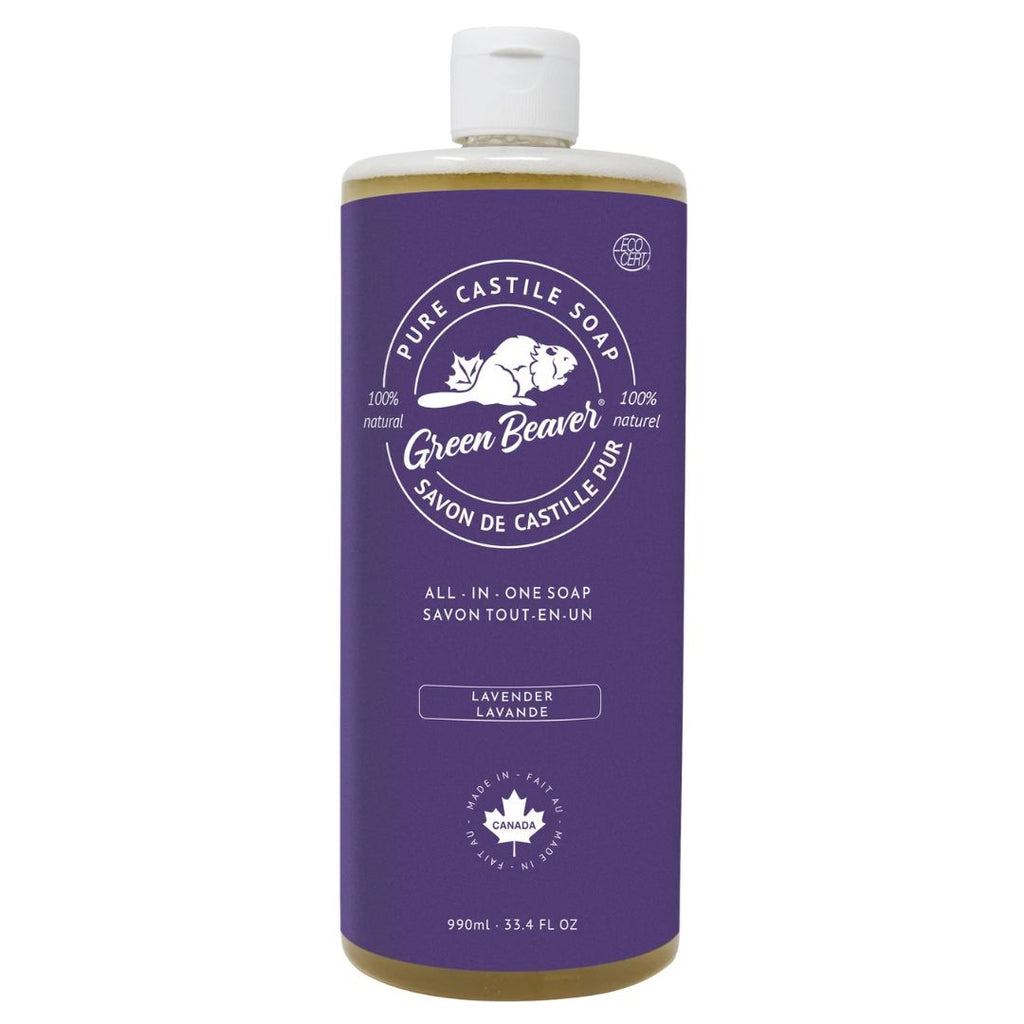 Green Beaver Castile Soap - Lavender (990 ml)