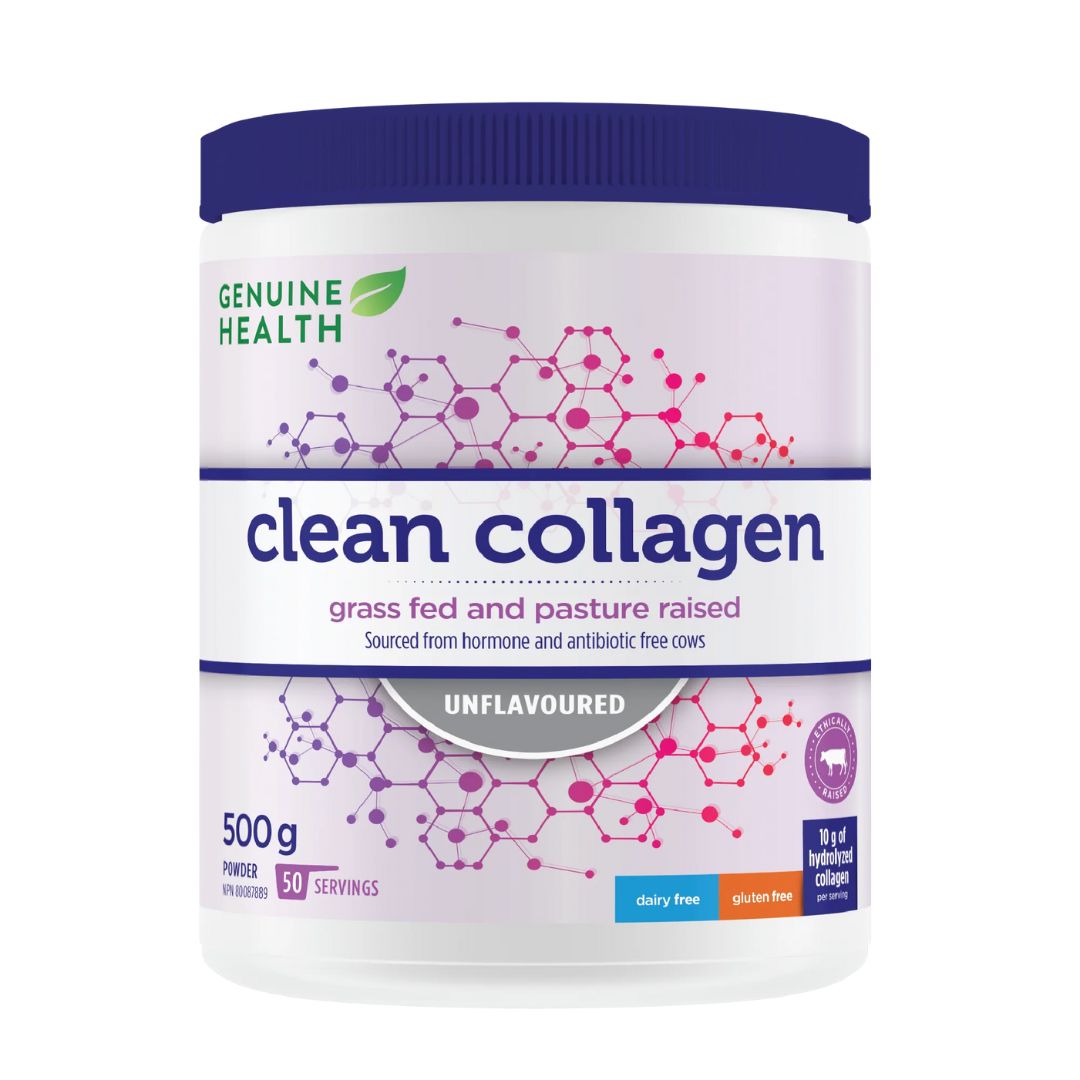 Genuine Health Bovine Clean Collagen Unflavoured (500g) - Lifestyle Markets