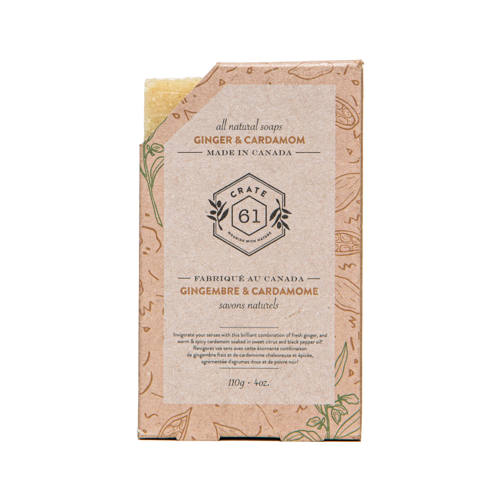 Crate 61 Soap - Ginger & Cardamom (110g)