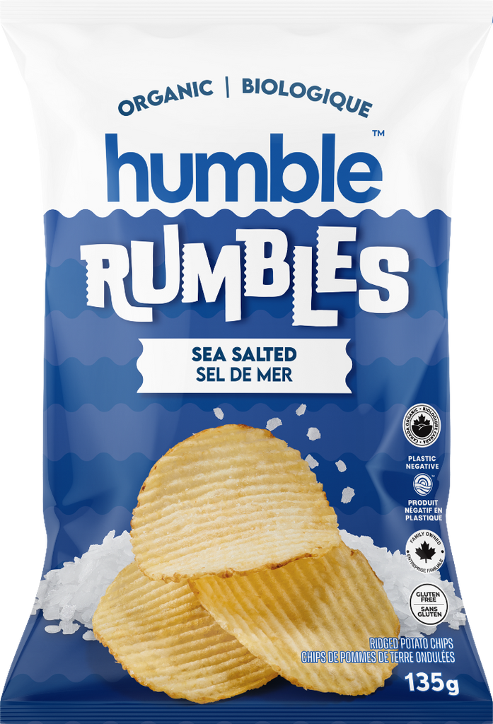 Humble Rumbles Chips - Sea Salted (135g)