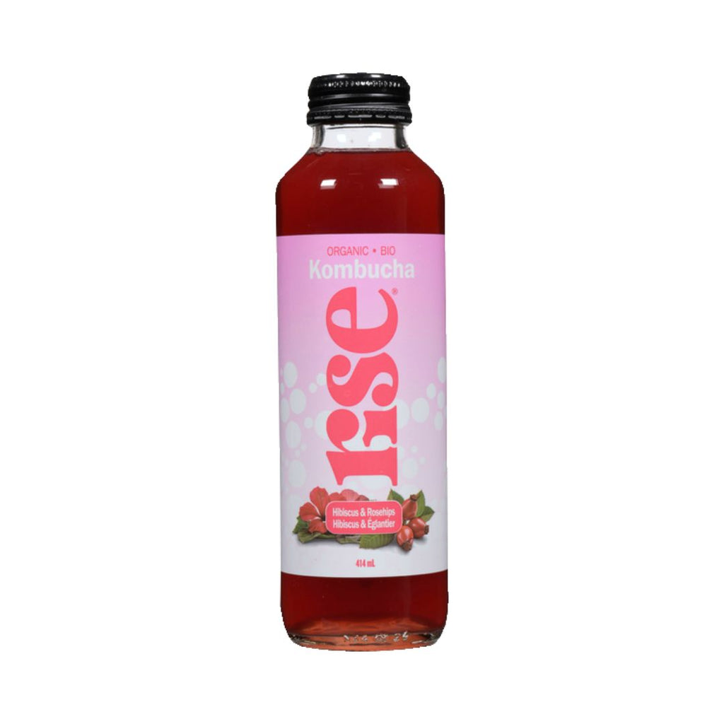 Rise Kombucha - Hibiscus And Rose Hips (414ml)