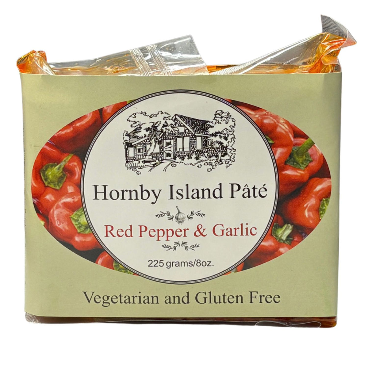 Hornby Island Pâté - Reb Pepper & Garlic (225g)