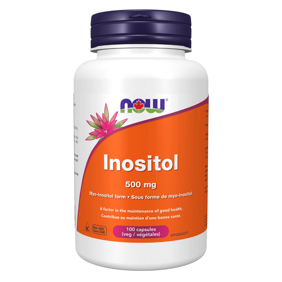 Now Inositol (500mg) (100 Capsules) - Lifestyle Markets