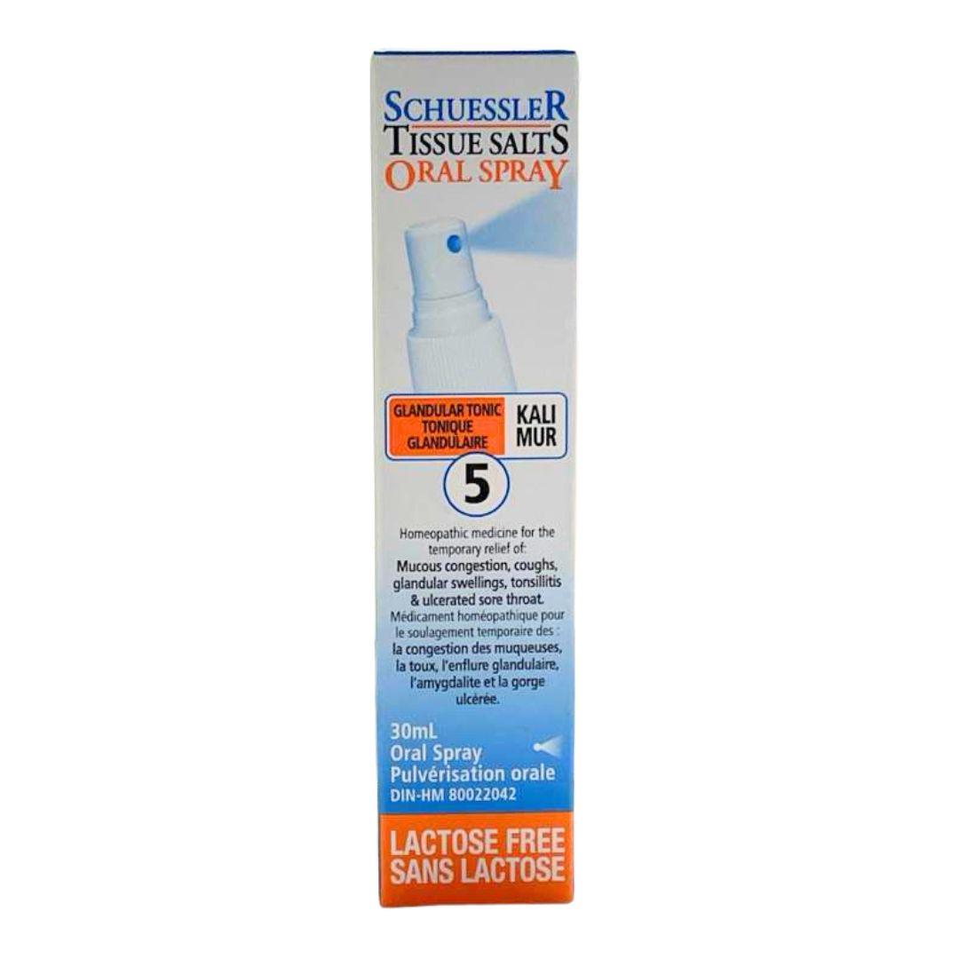 Schuessler Tissue Salts Spray - Kali Mur No. 5 (30 ml) - Lifestyle Markets