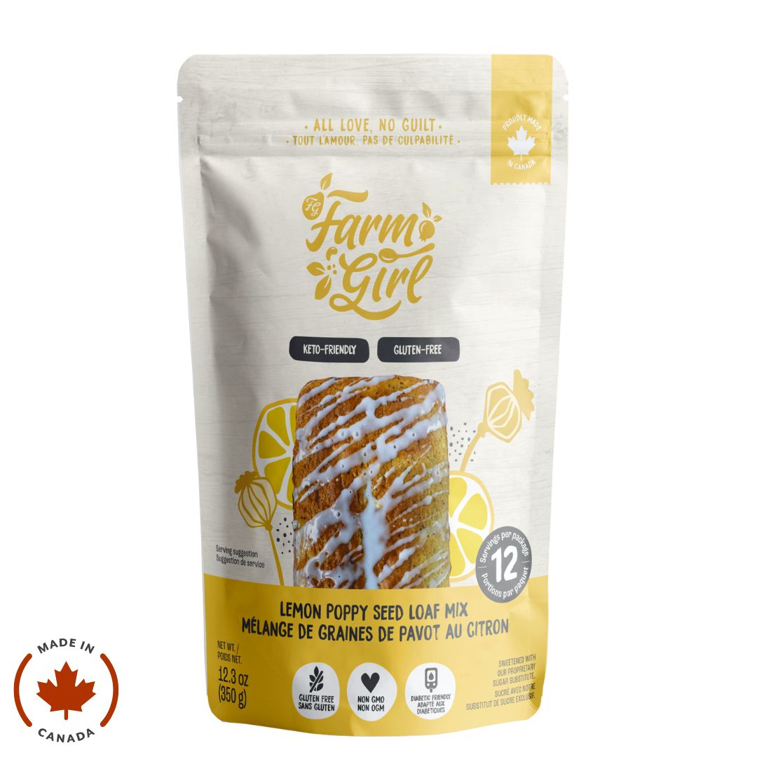 Farm Girl Loaf Mix Lemon Poppy Seed (350g) - Lifestyle Markets