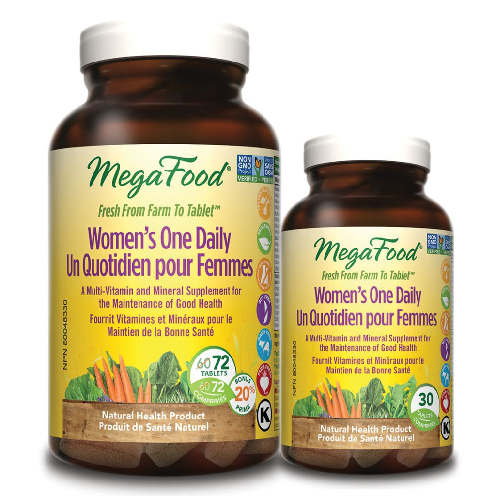 MegaFood Women's One Daily Multivitamin (72+30 Tablets)