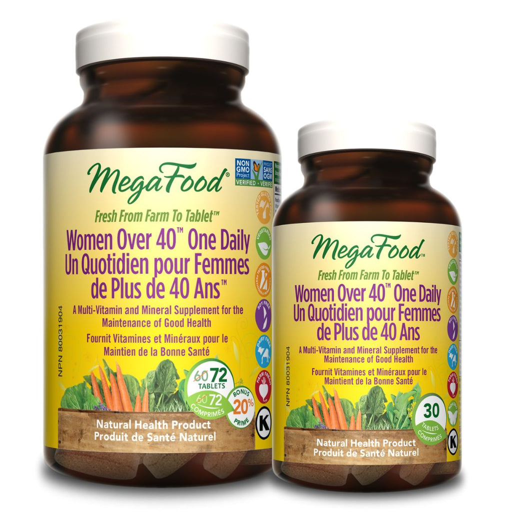 MegaFood Women Over 40 One Daily Multivitamin (72+30 Tablets)