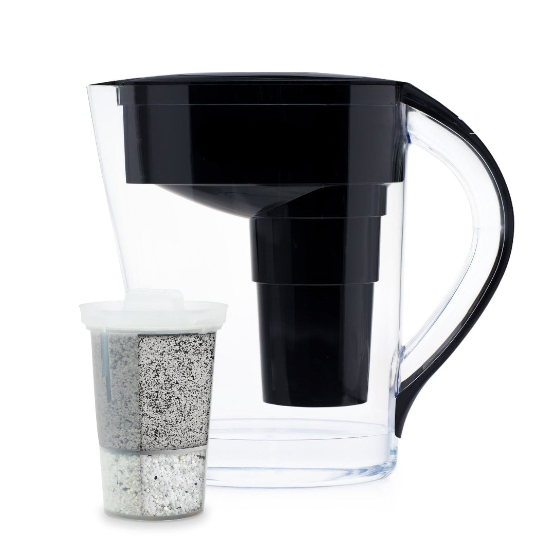 Santevia Black Mina Slim Alkaline Pitcher (Each)