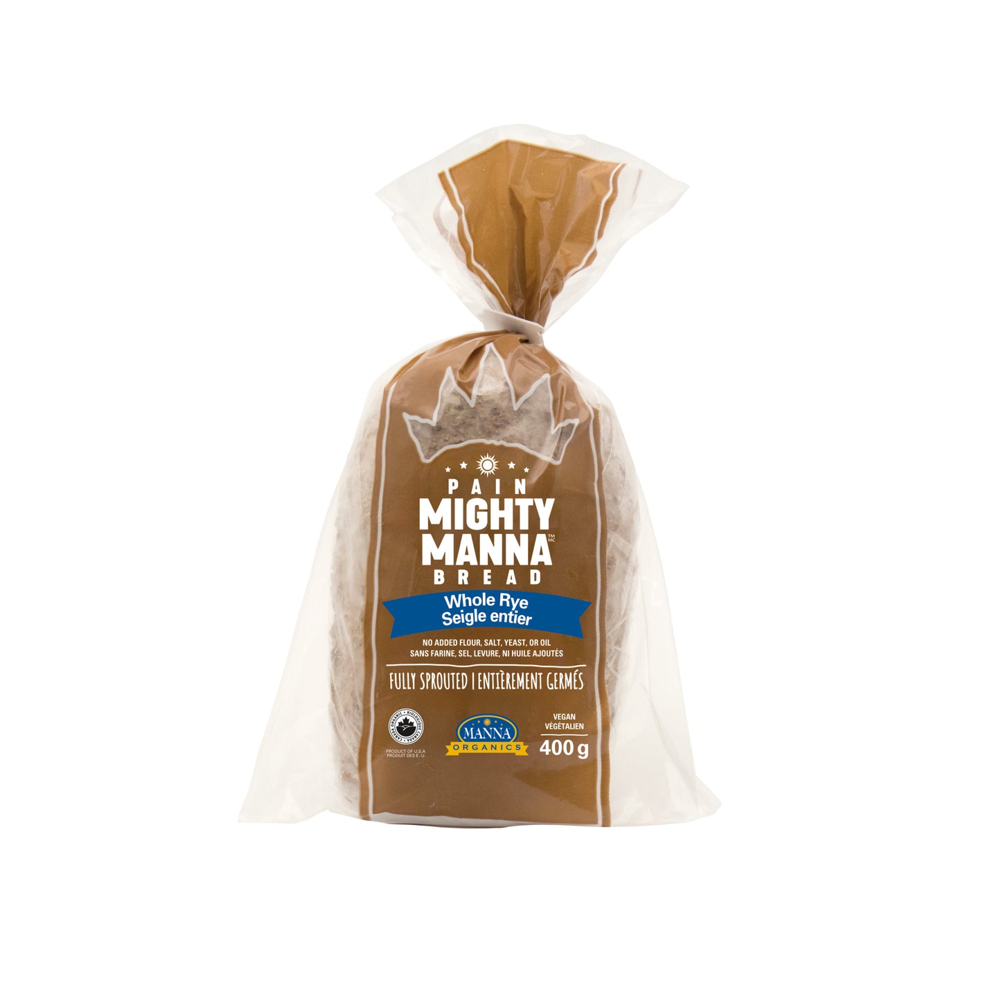Mighty Manna Sprouted Whole Rye Bread (400g) - Lifestyle Markets
