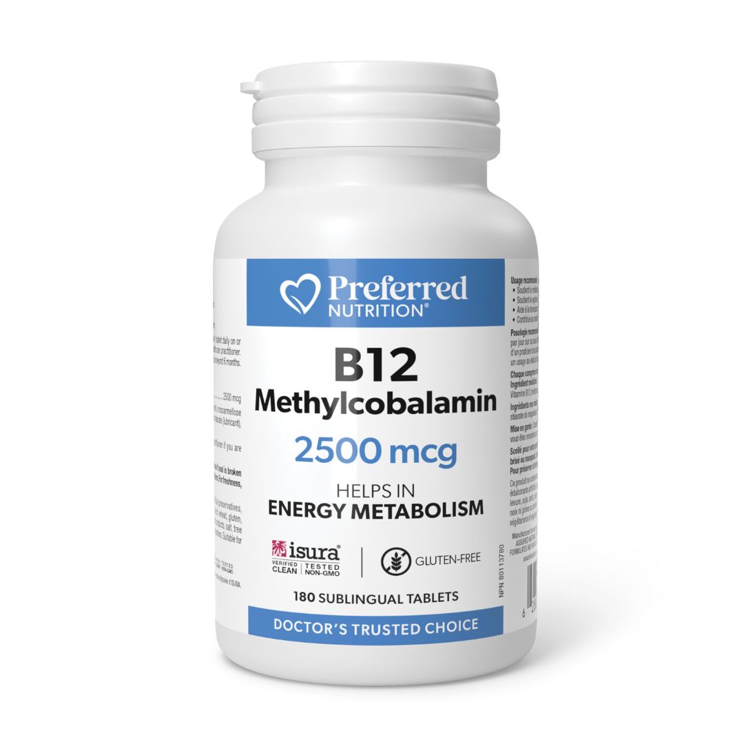 Preferred Nutrition Methylcobalamin B12 2500mcg - Lifestyle Markets