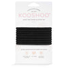 Kooshoo Plastic-Free Round Mondo Hair Ties Black