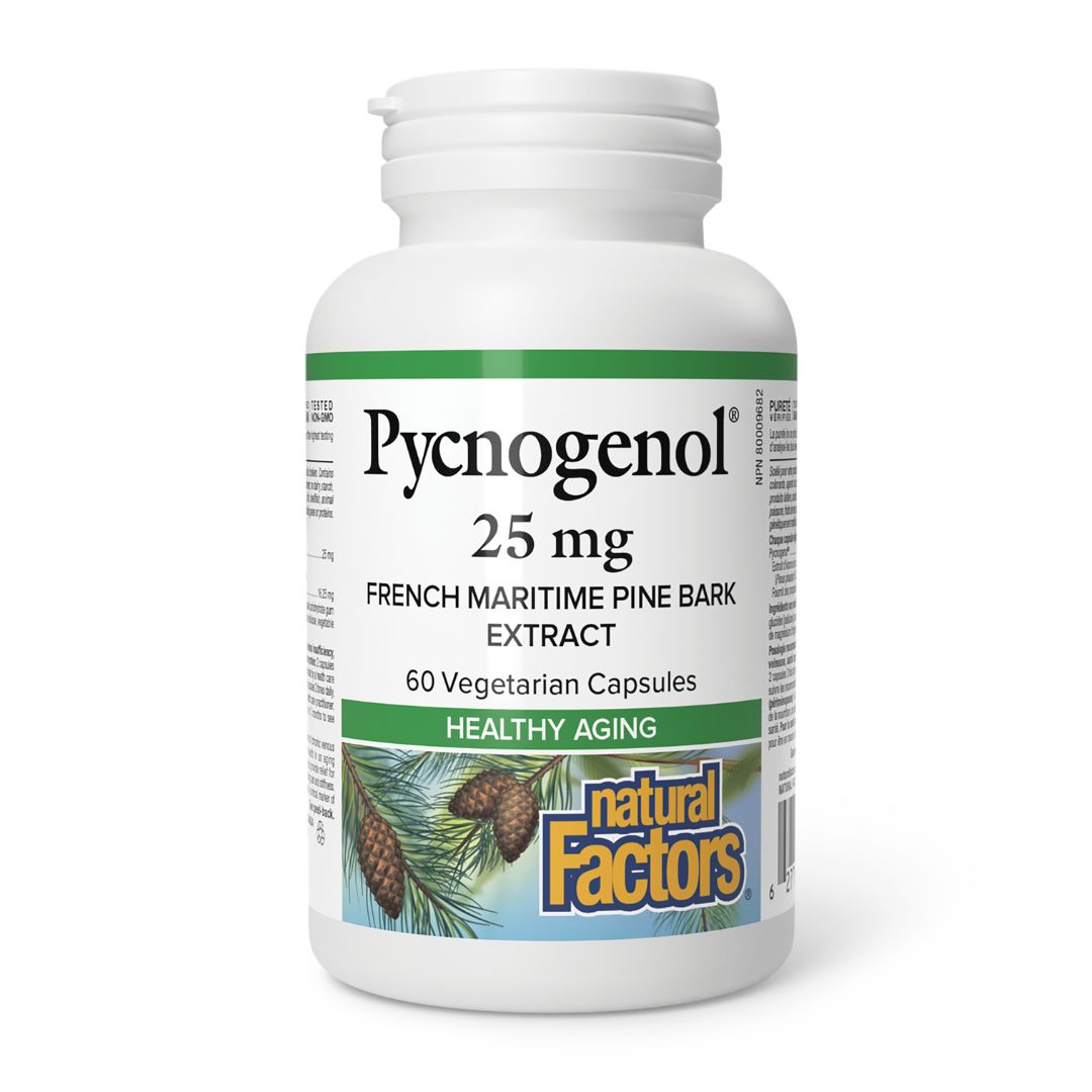 Natural Factors Pycnogenol (25mg) (60 VCaps)