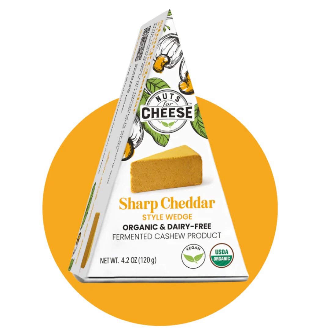 Nuts for Cheese Sharp Cheddar-Style (120g) - Lifestyle Markets