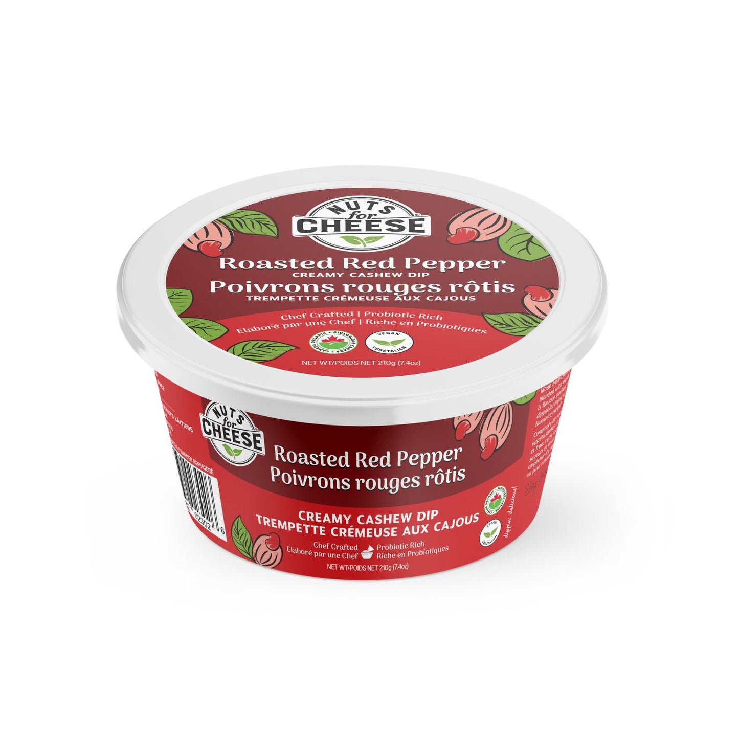 Nuts for Cheese Dip - Roasted Red Pepper (210g)