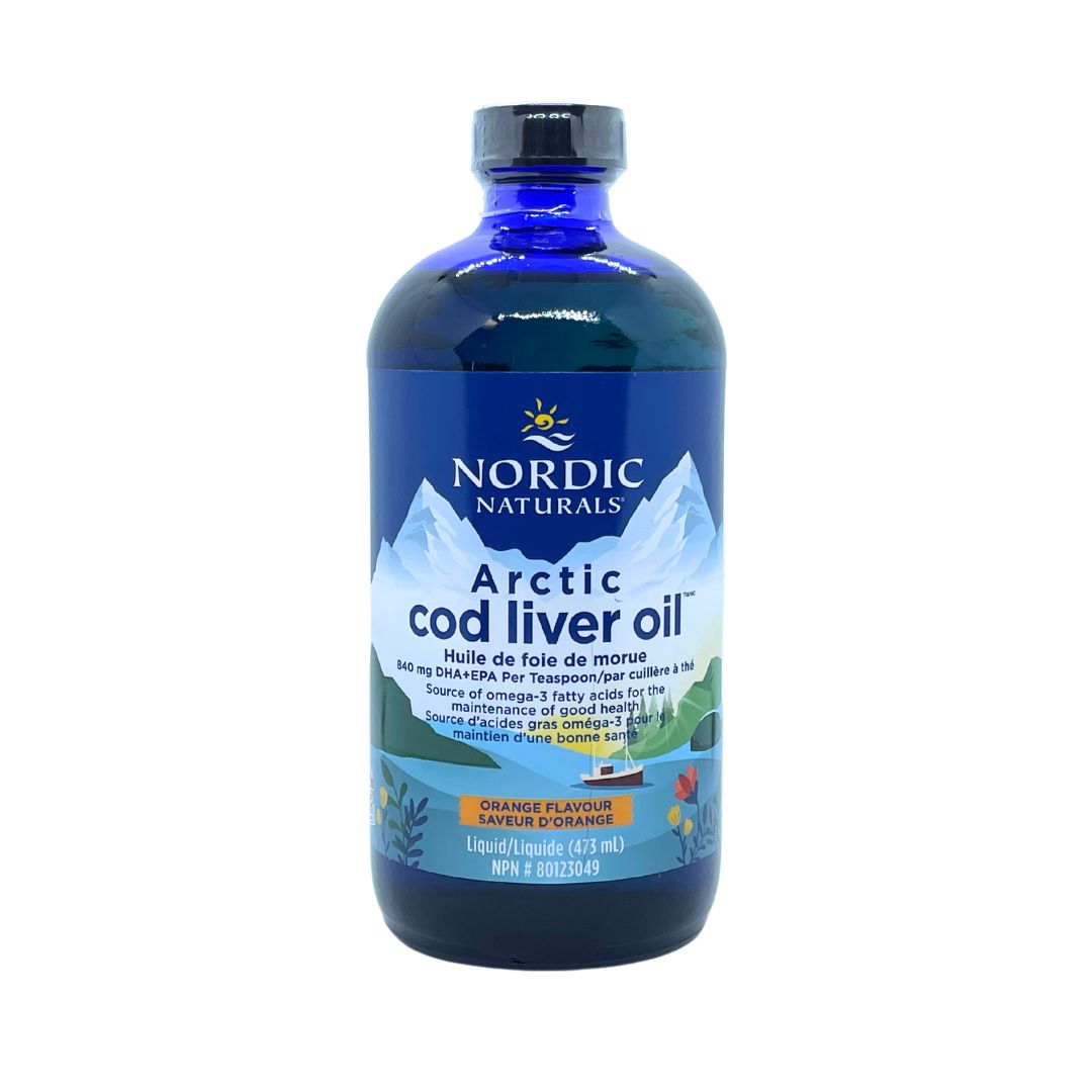 Nordic Naturals Arctic Cod Liver Oil Liquid - Orange (Family Size) (473ml) - Lifestyle Markets