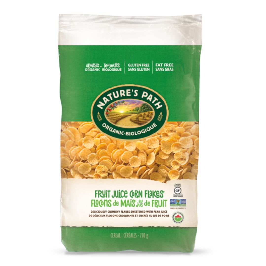 Nature's Path Fruit Juice Sweetened Corn Flakes (750g) - Lifestyle Markets