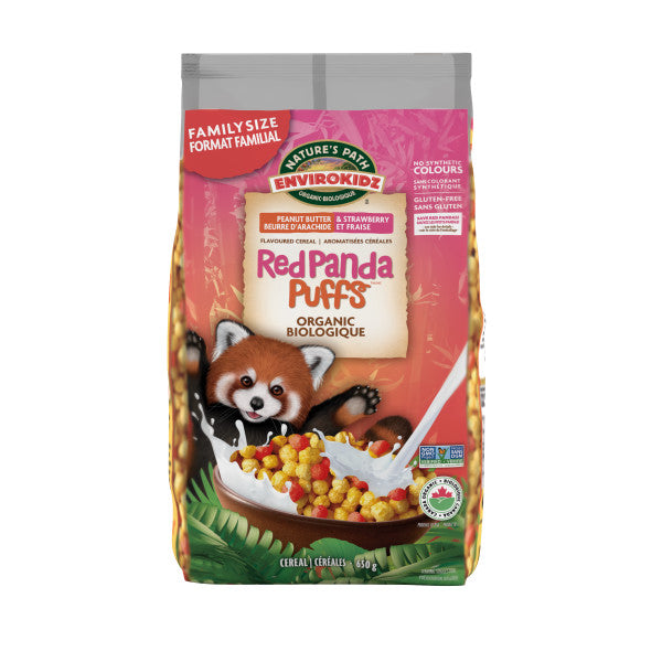 Nature's Path EnviroKidz Organic Red Panda Puffs EcoPac (650g)