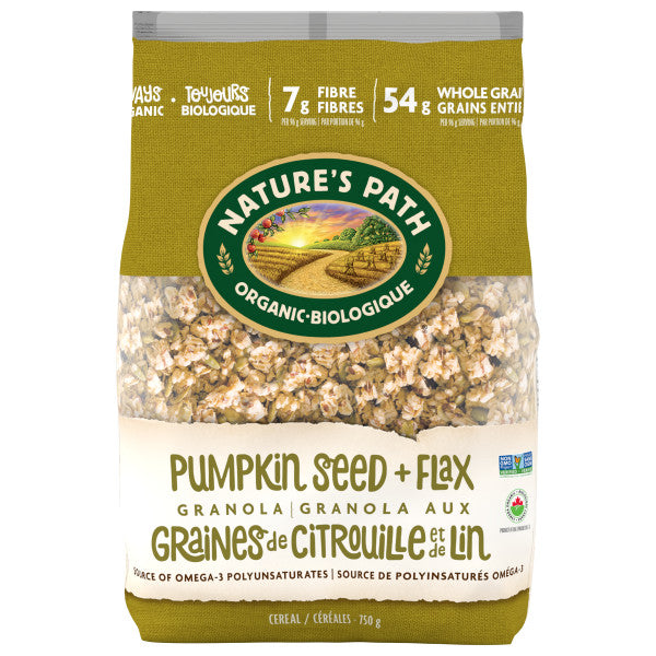 Nature's Path Organic Pumpkin Seed Plus Flax Granola (750g) EcoPac