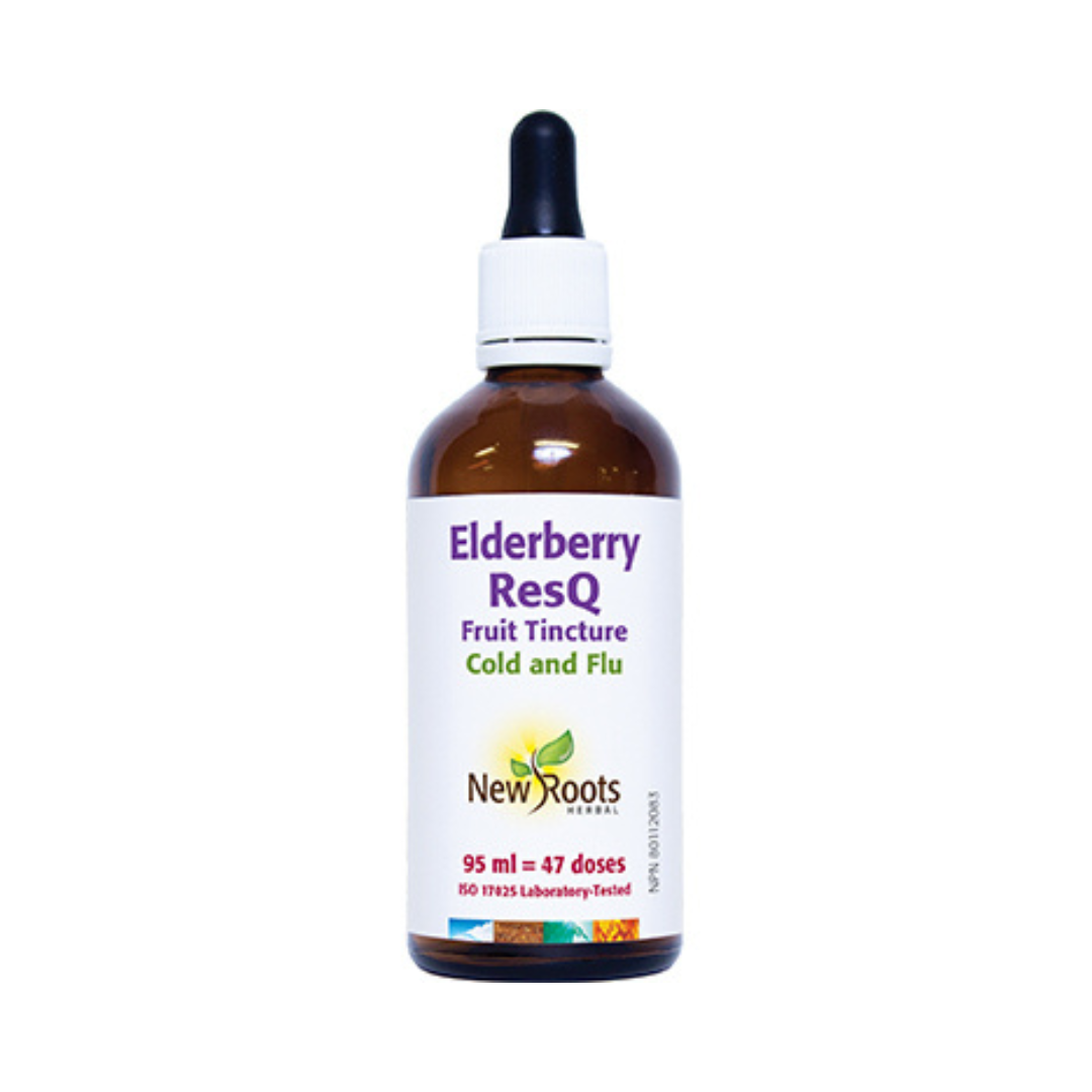 New Roots Elderberry ResQ Fruit Tincture (95ml) - Lifestyle Markets