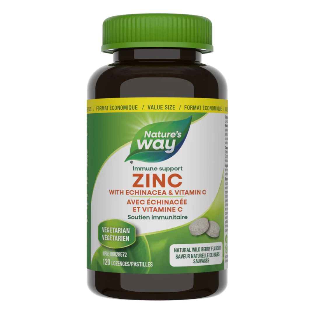 Nature's Way Zinc w Echinacea & Vitamin C Lozenges - Lifestyle Markets
