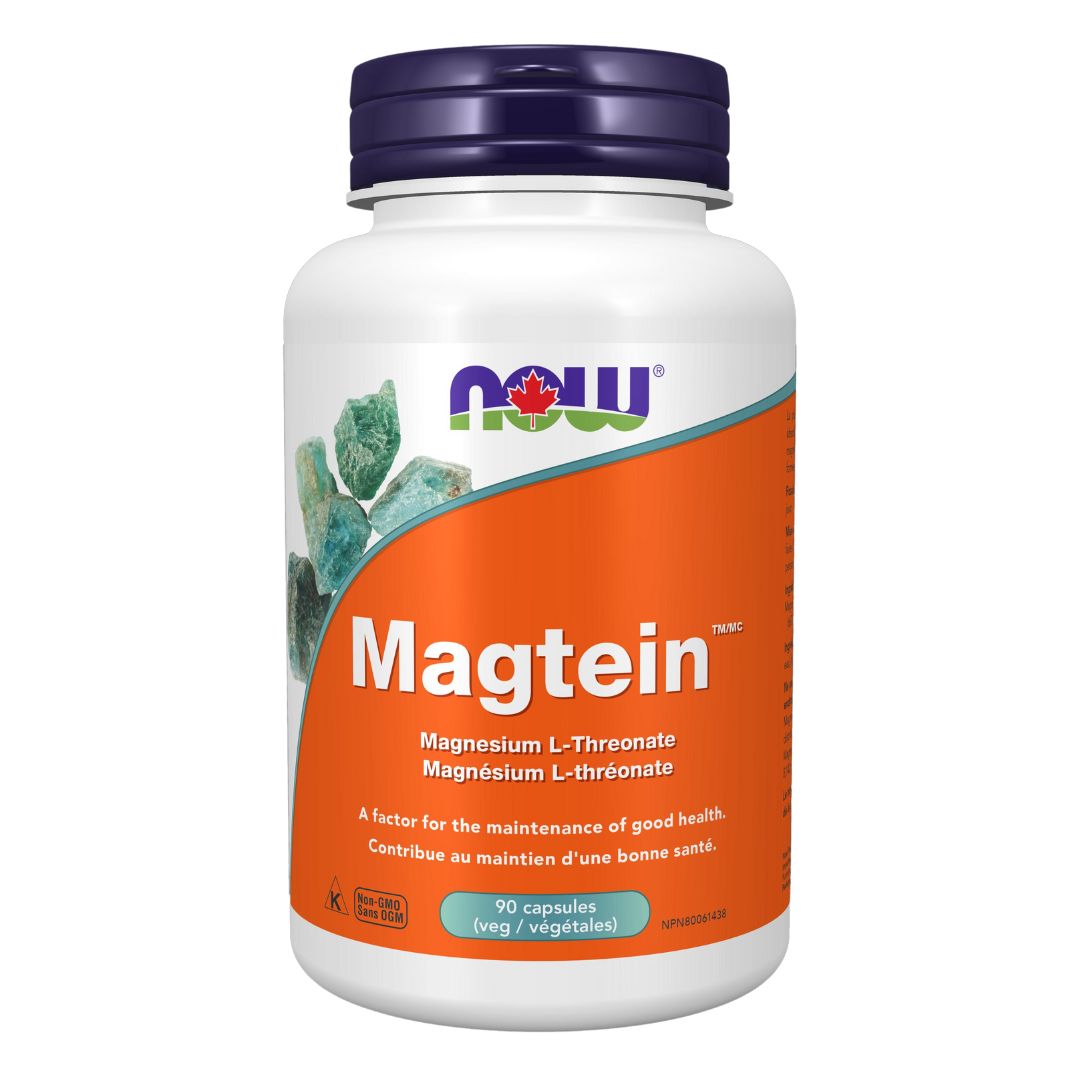 NOW Magtein Magnesium L-Threonate (90 VCaps) - Lifestyle Markets
