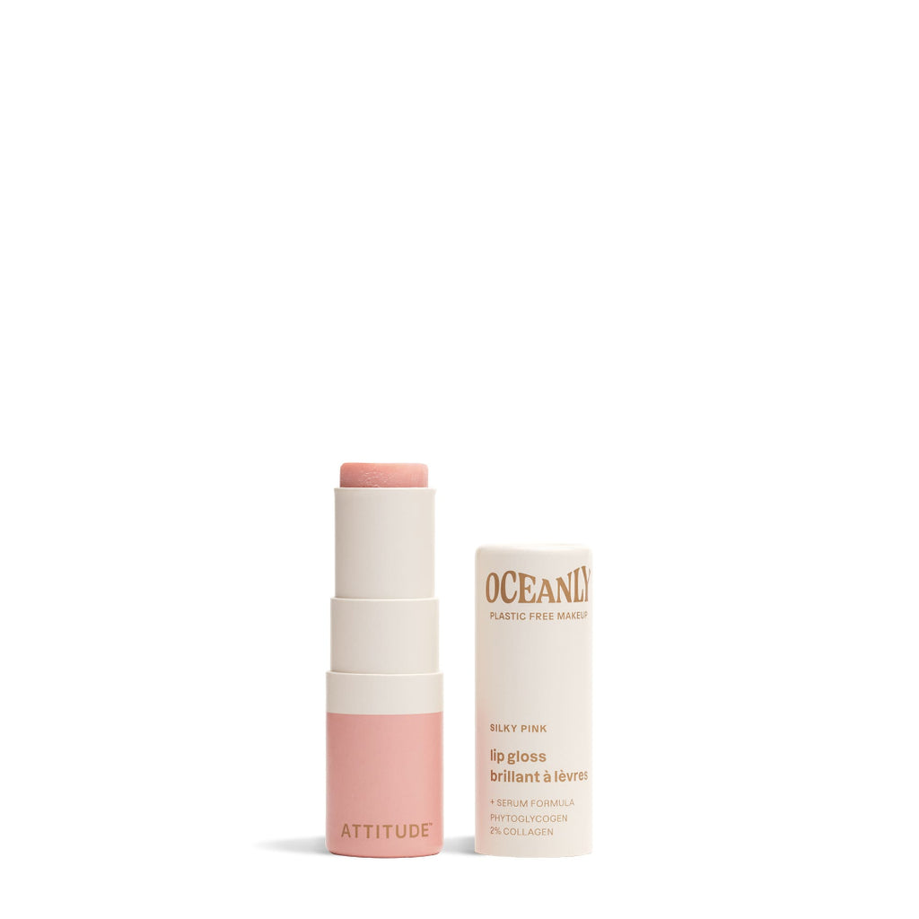 Attitude Oceanly Lip Gloss - Slinky Pink (3.4g)