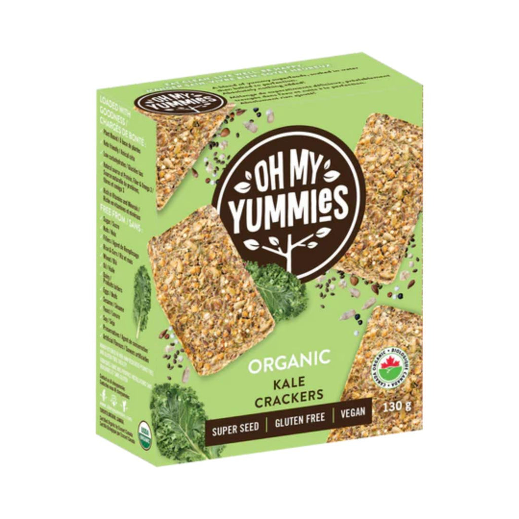 Oh My Yummies Crackers - Kale (130g)