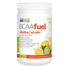 Painel Naturals Sport BCAA Fuel powder container with lemon and lime graphics on a white background