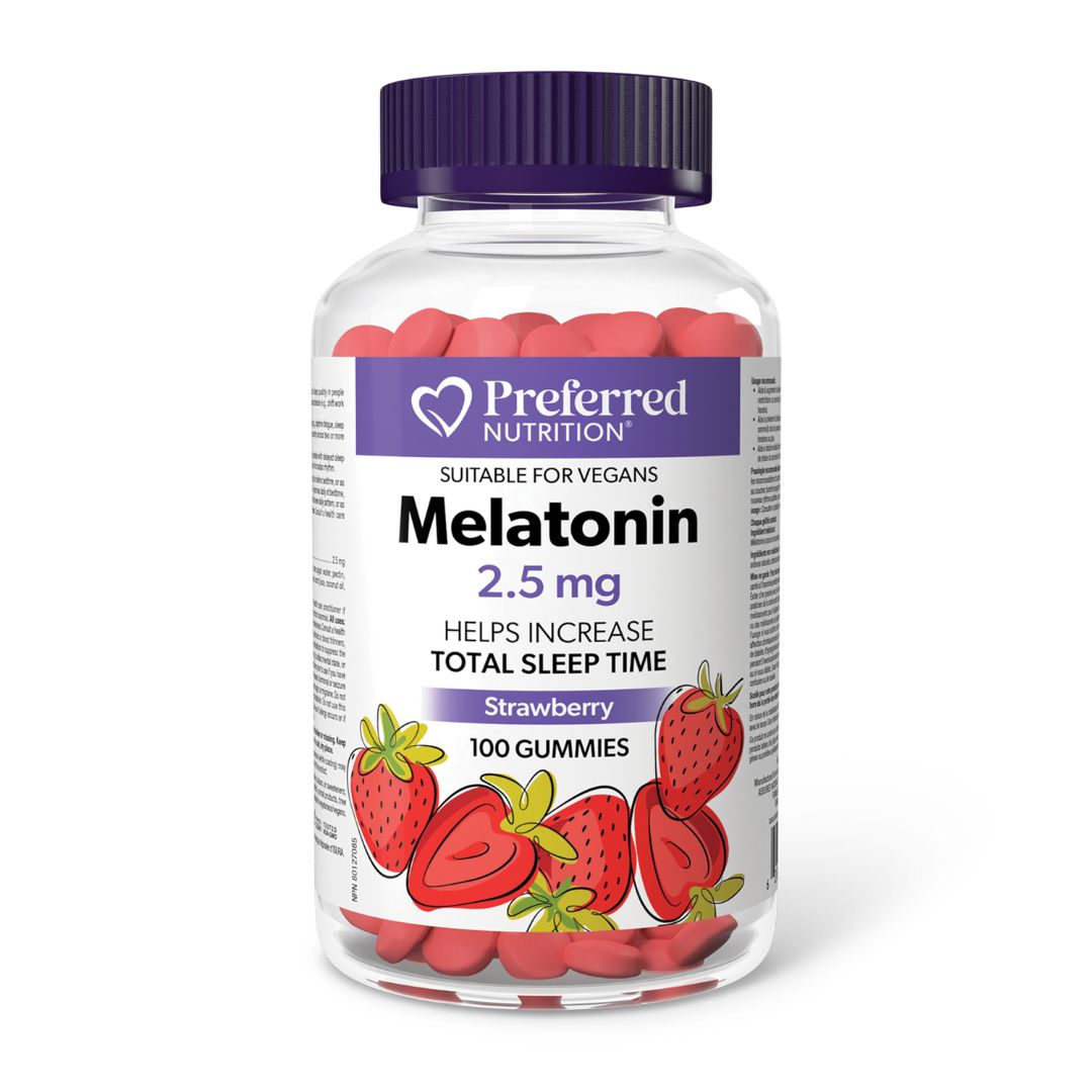 Preferred Nutrition Melatonin 2.5mg (100 Gummies) - Lifestyle Markets