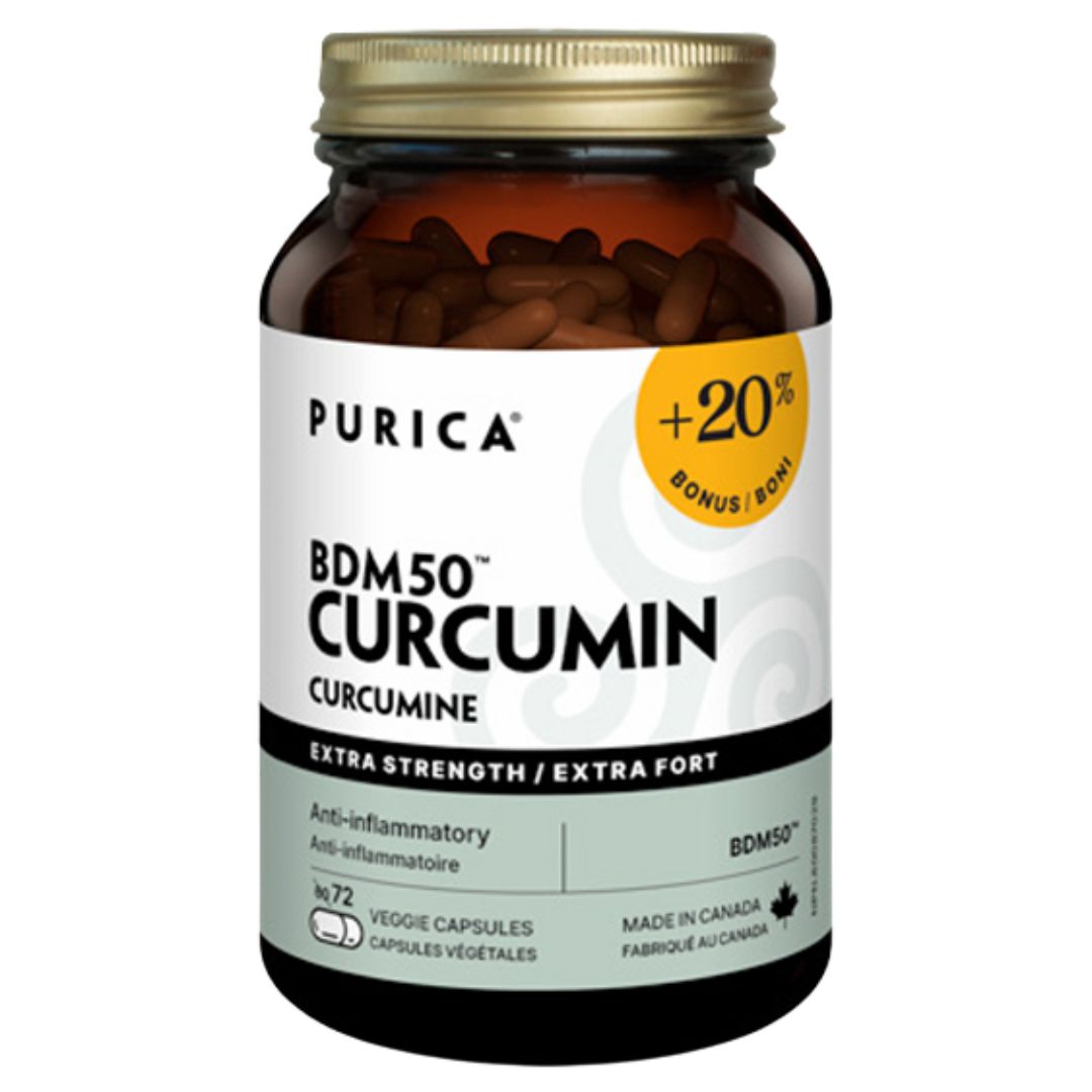 Purica Curcumin 50% BDMC (72 VCaps) - Lifestyle Markets