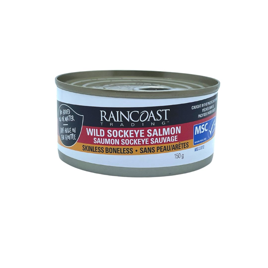 RainCoast Trading Wild Sockeye Salmon - Skinless Boneless (150g) - Lifestyle Markets