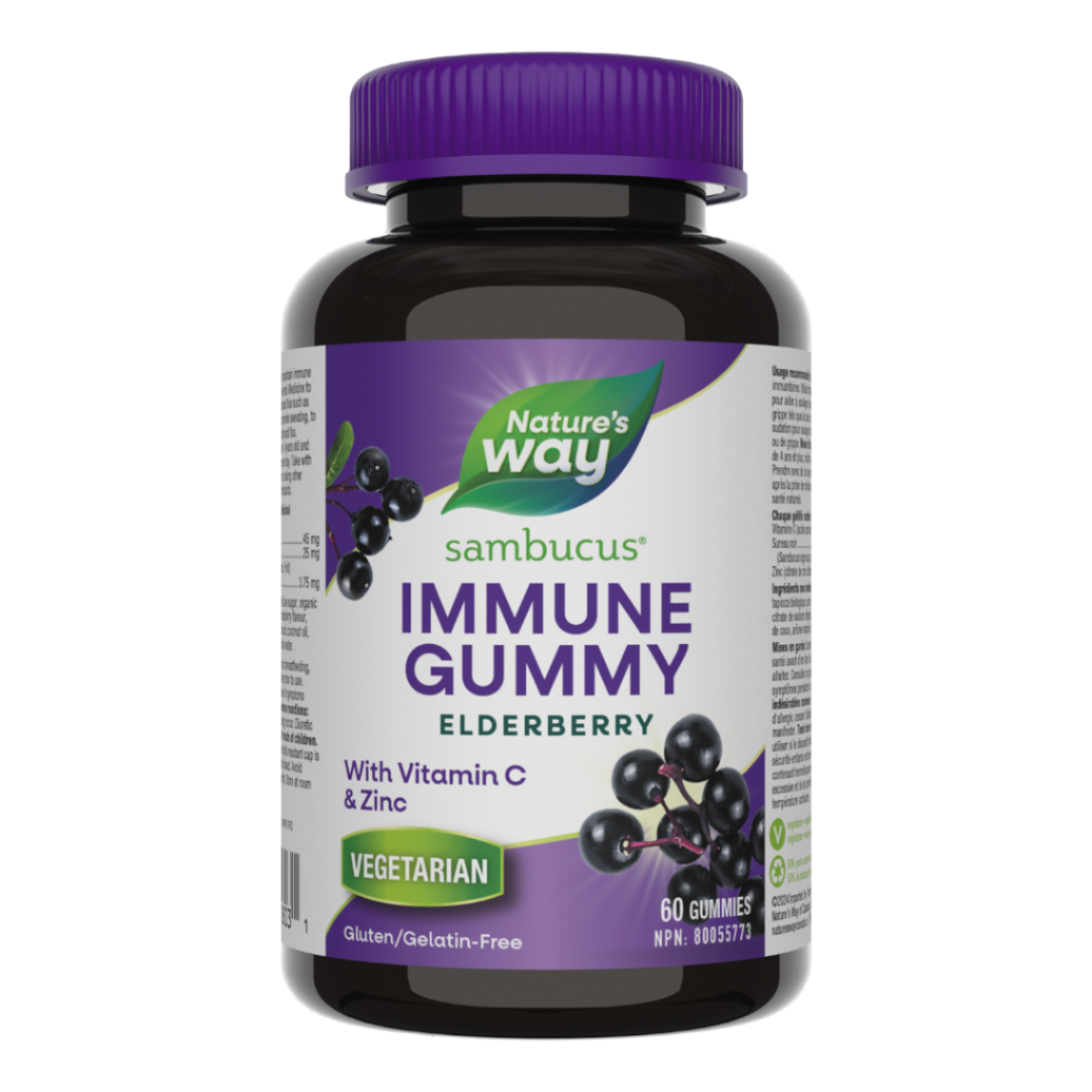 Nature's Way Sambucus Immune Support (60 gummies) - Lifestyle Markets