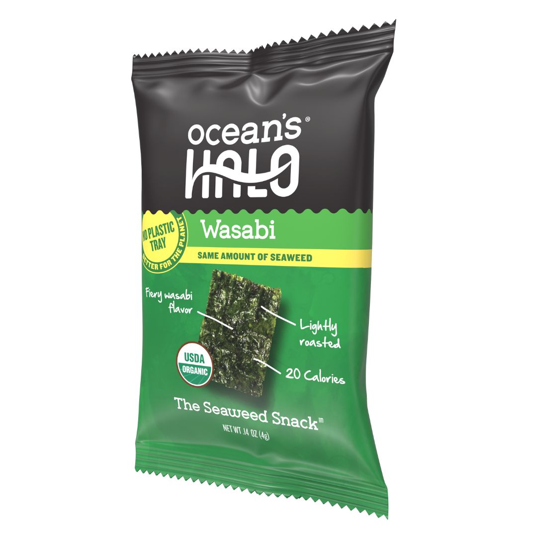 Ocean's Halo Seaweed Snack - Wasabi (20g) - Lifestyle Markets