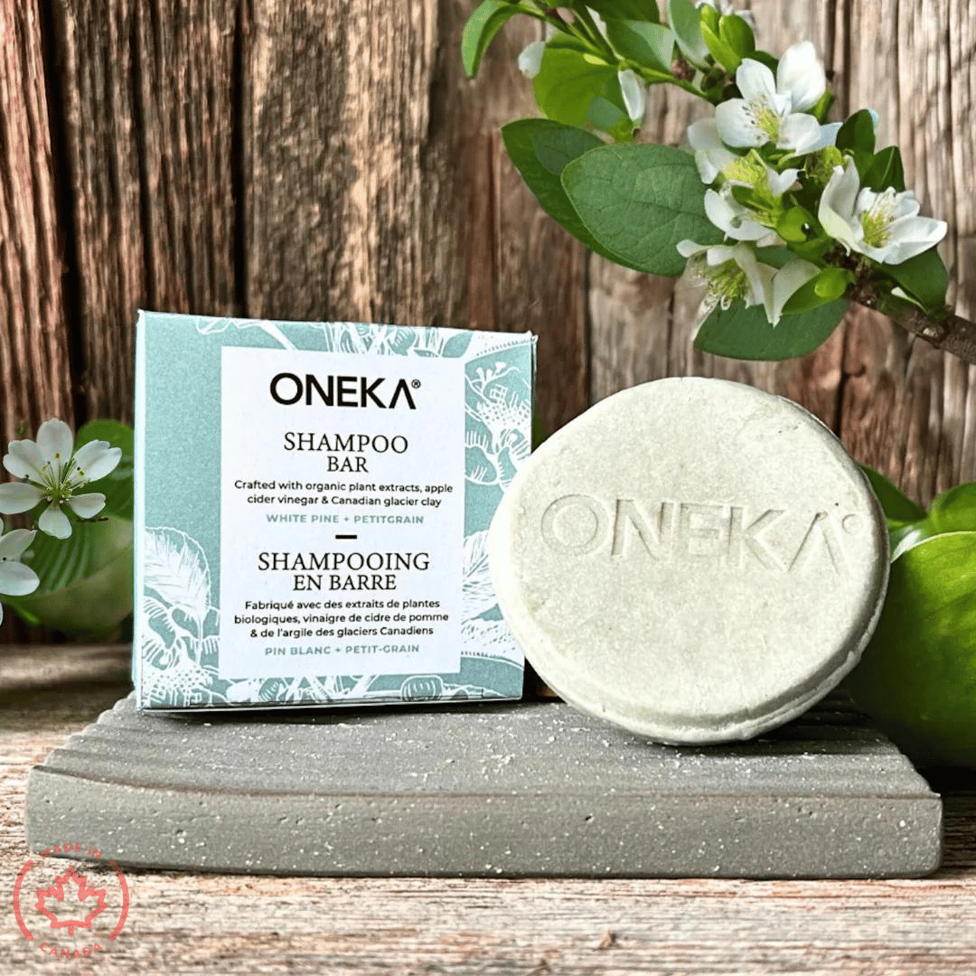 Oneka Shampoo Bar - White Pine & Petitgrain (85g) - Lifestyle Markets