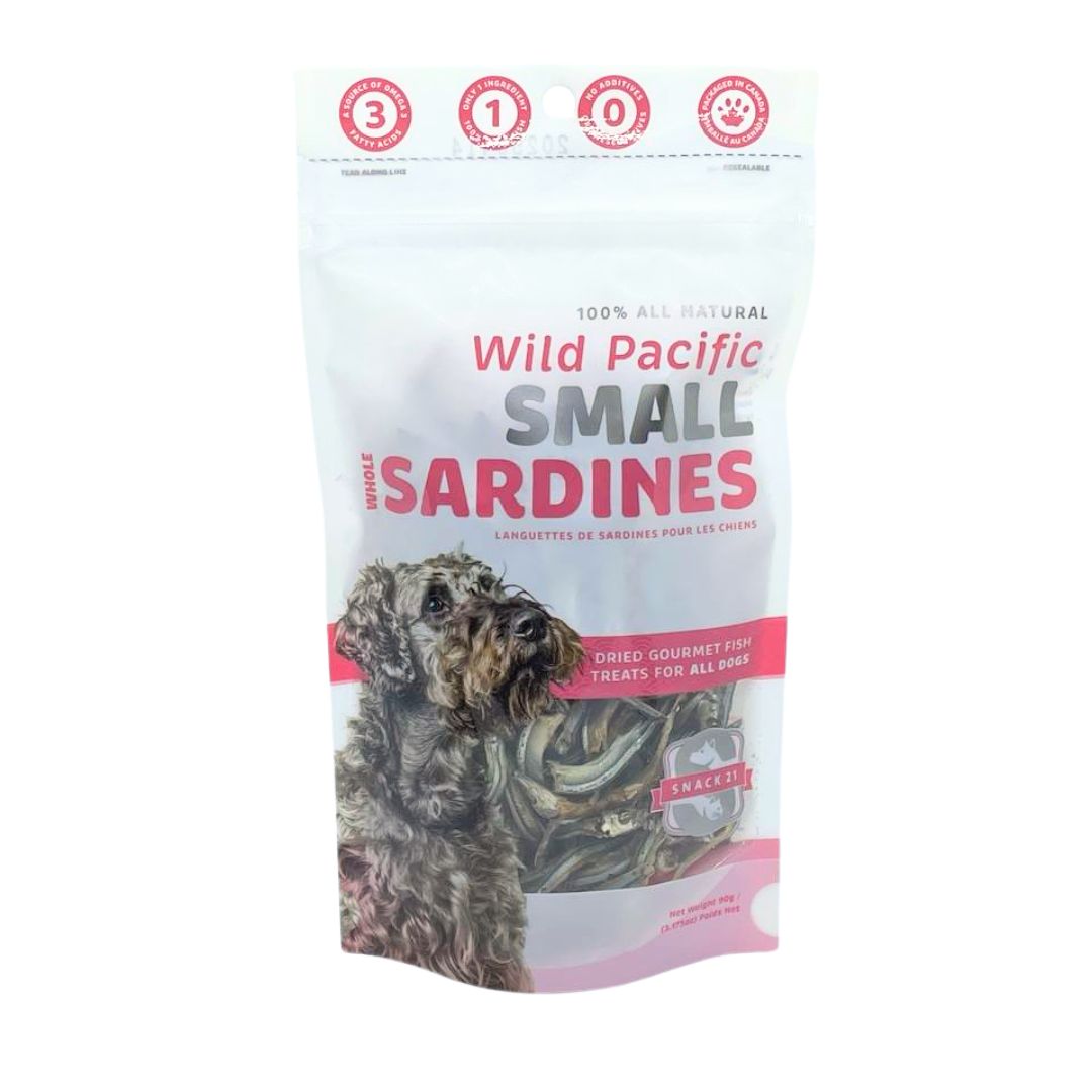 Snack 21 Small Sardines for Dogs (90g) - Lifestyle Markets